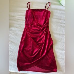 MEW WITH TAGS red velvet windsor dress